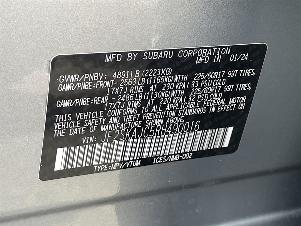 2024 Subaru Forester Wilderness 17