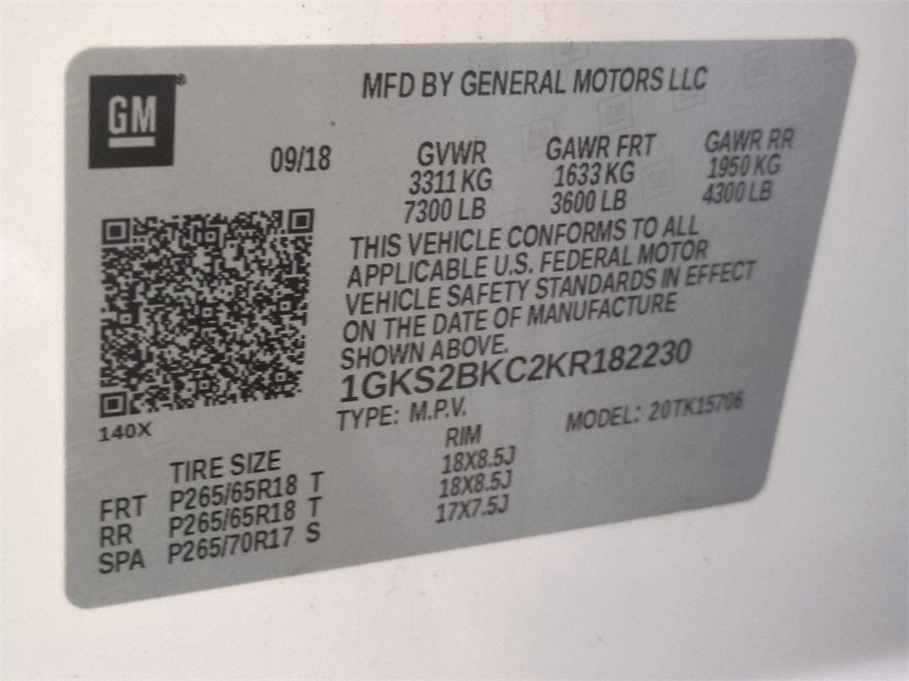 2019 GMC Yukon SLT 18