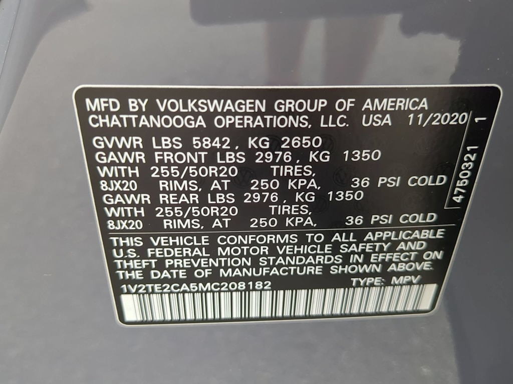 Thumbnail: 2021 Volkswagen Atlas - 21