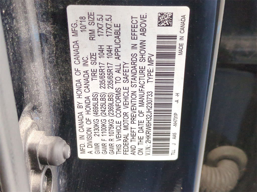2018 Honda CR-V LX 19