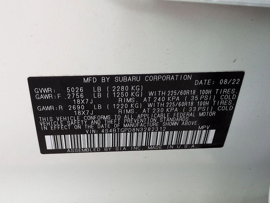 Thumbnail: 2022 Subaru Outback - 20