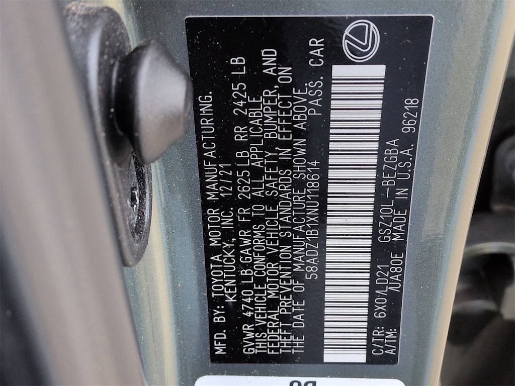 Thumbnail: 2022 Lexus ES - 22