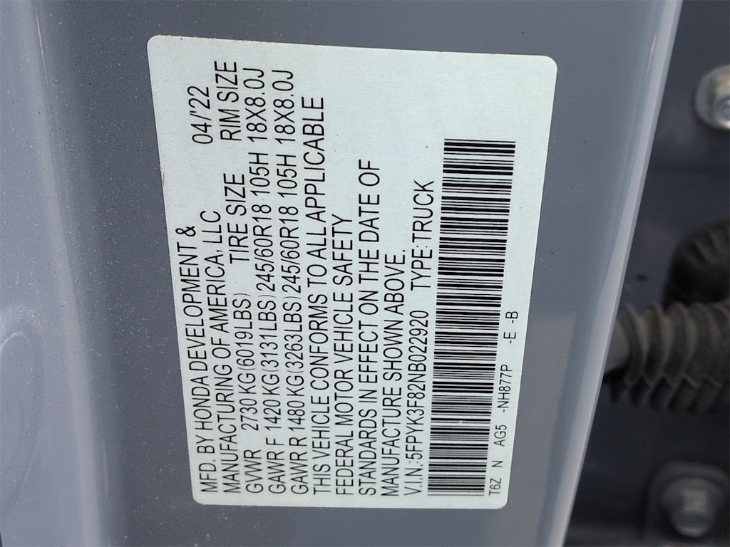 Thumbnail: 2022 Honda Ridgeline - 19