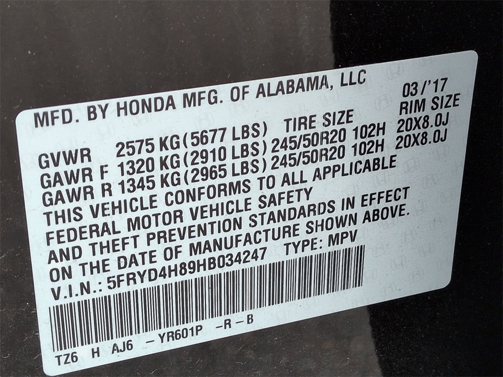 Thumbnail: 2017 Acura MDX - 17