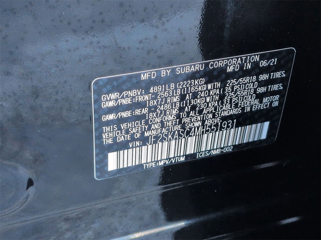 Thumbnail: 2021 Subaru Forester - 19