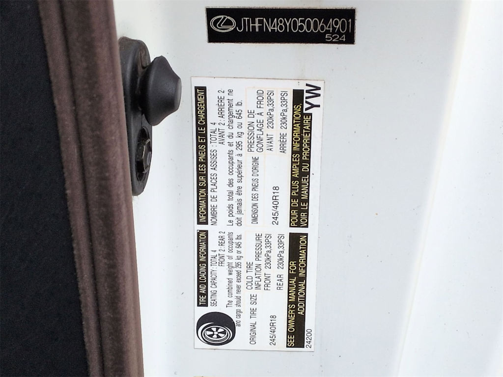 Thumbnail: 2005 Lexus SC - 18