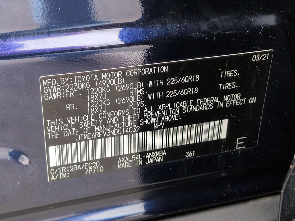 Thumbnail: 2021 Toyota RAV4 - 21