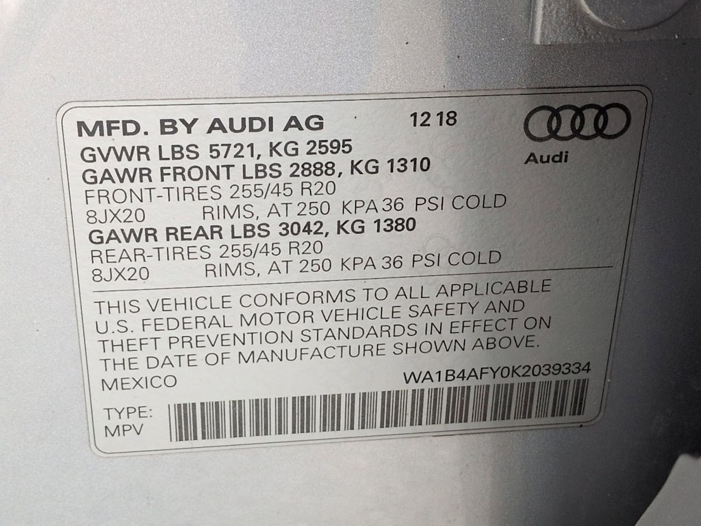 Thumbnail: 2019 Audi SQ5 - 20