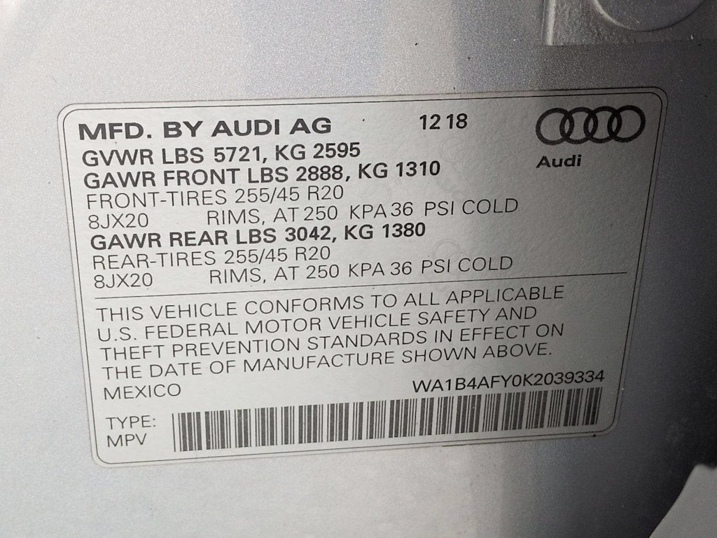 Thumbnail: 2019 Audi SQ5 - 20