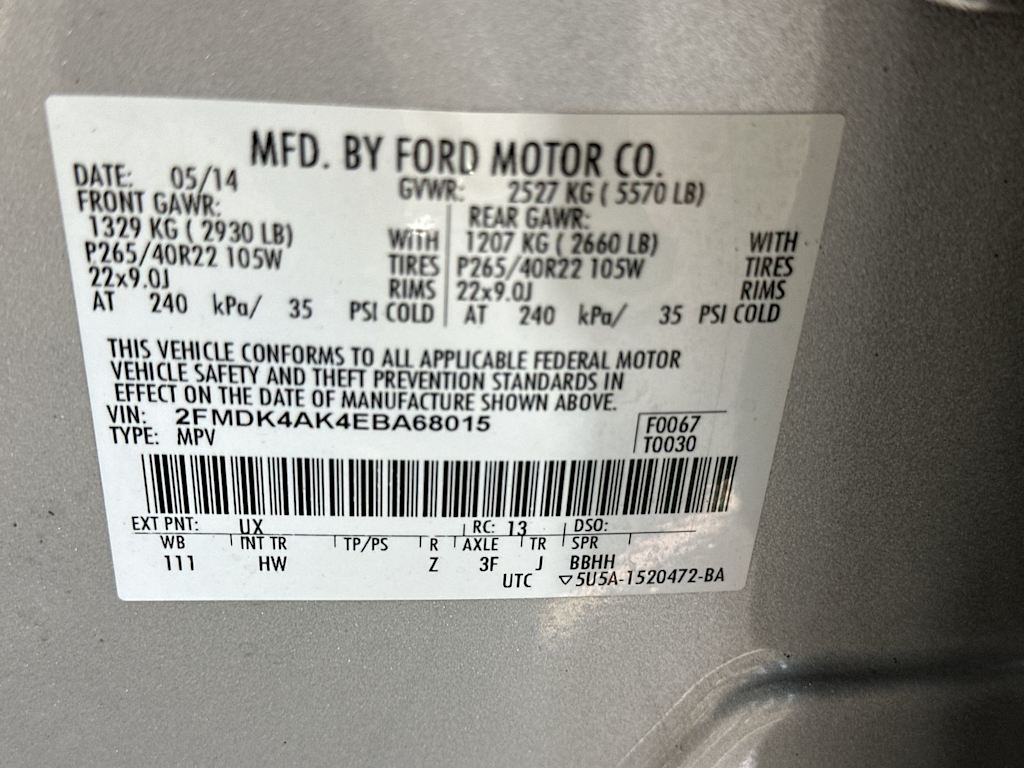 Thumbnail: 2014 Ford Edge - 17