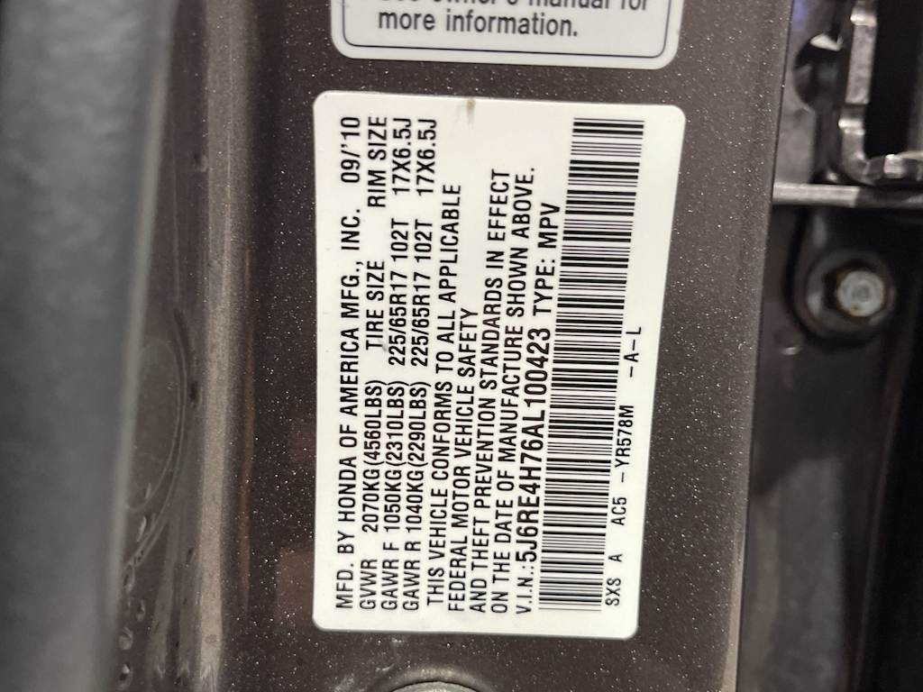 Thumbnail: 2010 Honda CR-V - 19