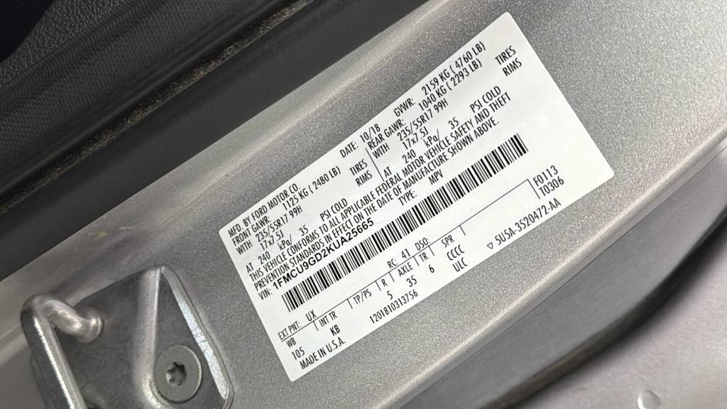 Thumbnail: 2019 Ford Escape - 20