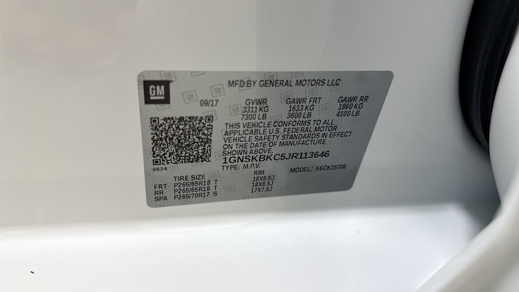 2018 Chevrolet Tahoe LT 20