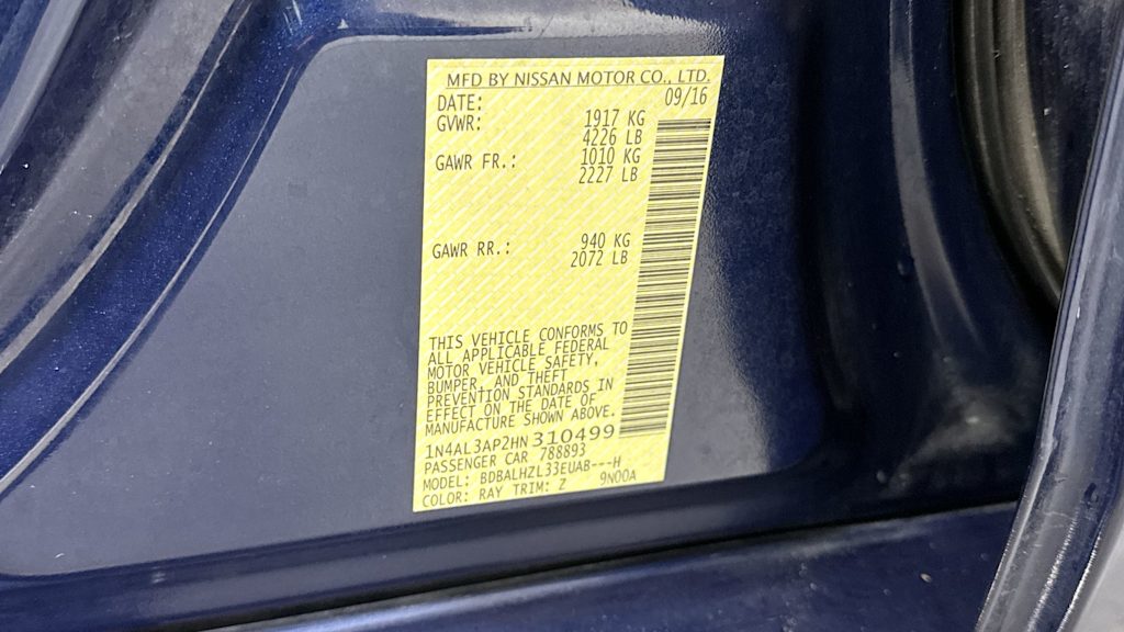 Thumbnail: 2017 Nissan Altima - 20