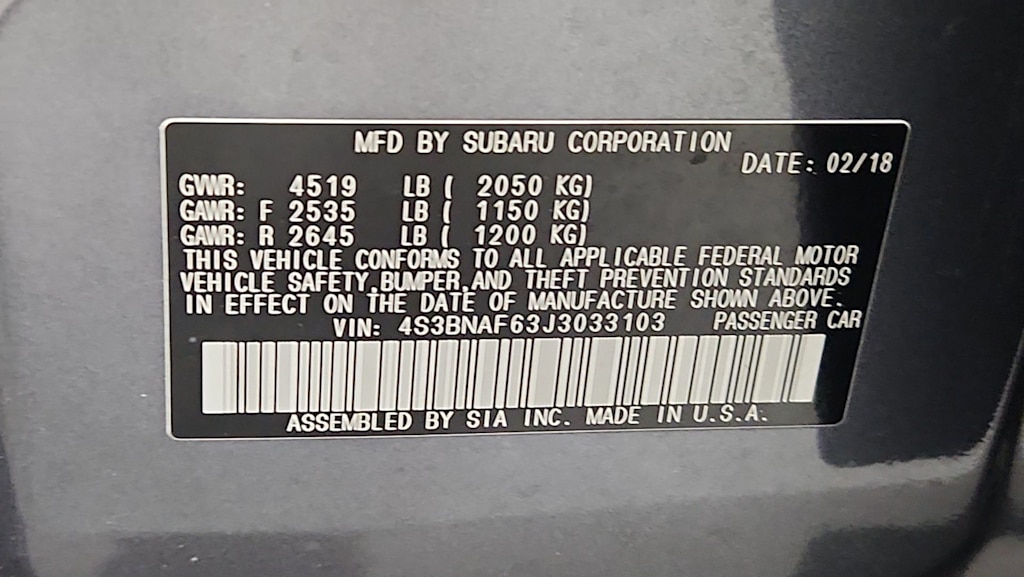 Thumbnail: 2018 Subaru Legacy - 18