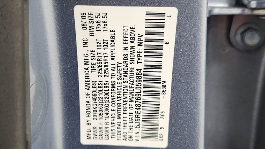 Thumbnail: 2009 Honda CR-V - 18
