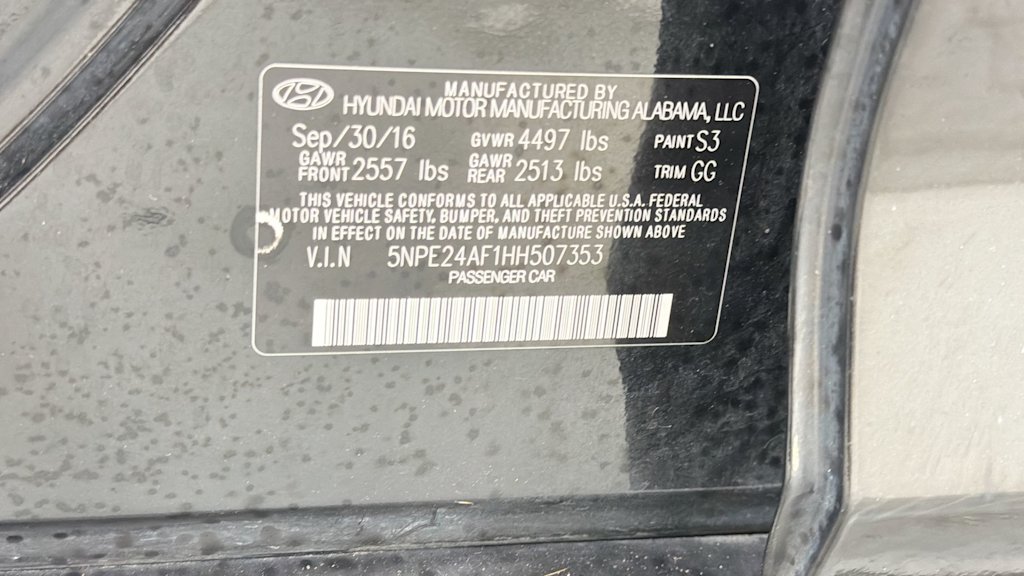Thumbnail: 2017 Hyundai Sonata - 19