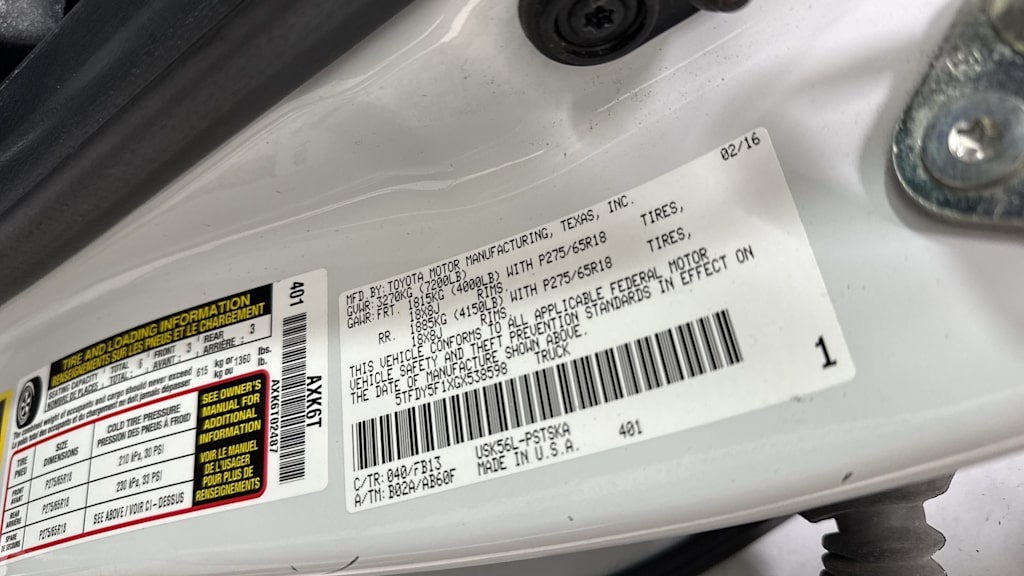 Thumbnail: 2016 Toyota Tundra - 18