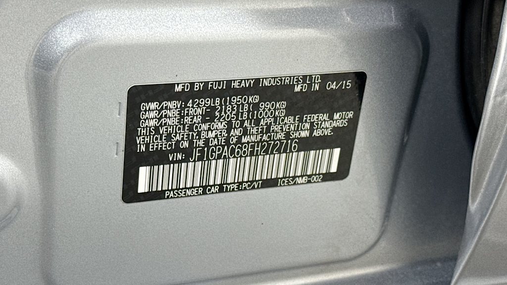 Thumbnail: 2015 Subaru Impreza - 20