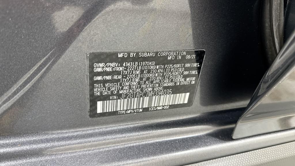2021 Subaru Crosstrek Premium 19