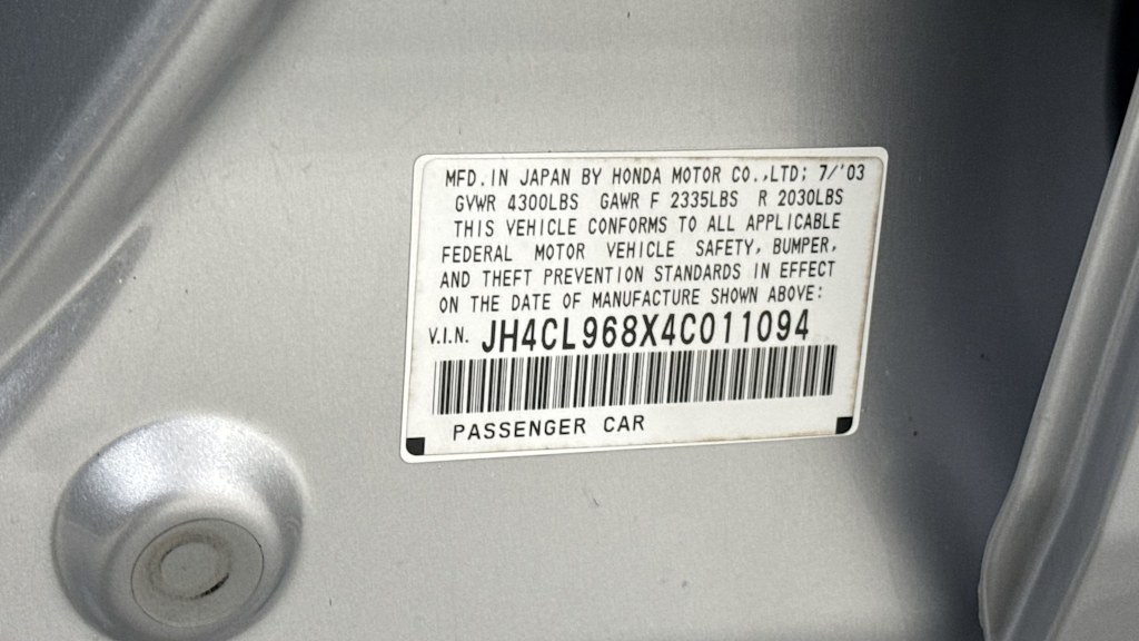 Thumbnail: 2004 Acura TSX - 20