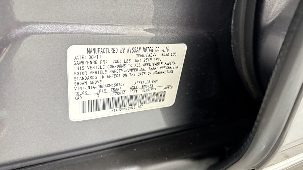 2012 INFINITI EX35 Journey 18