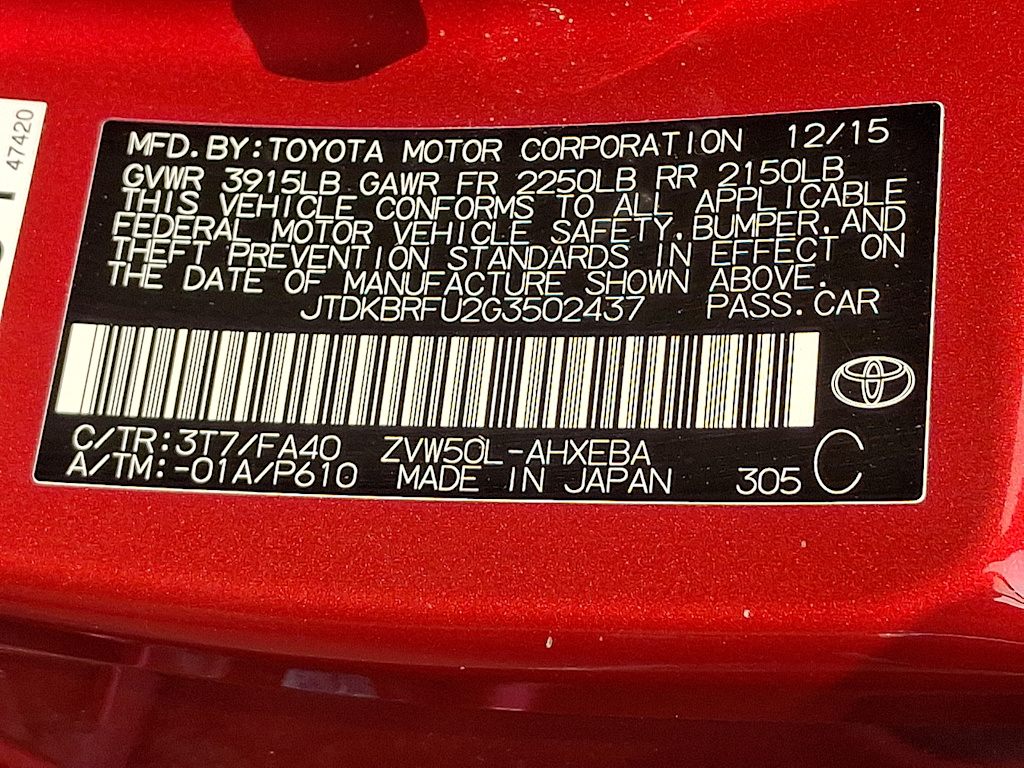 Thumbnail: 2016 Toyota Prius - 28