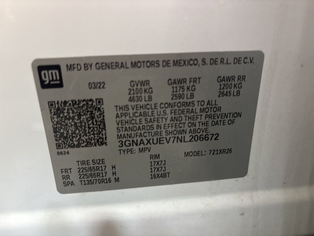 Thumbnail: 2022 Chevrolet Equinox - 18