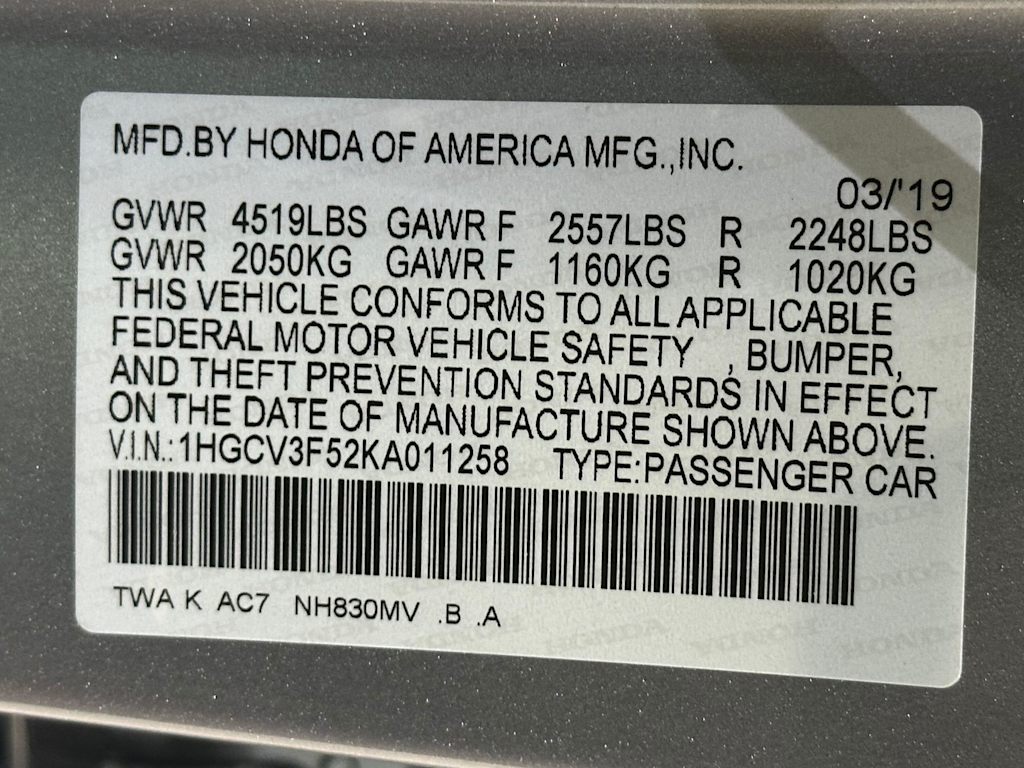 Thumbnail: 2019 Honda Accord - 20