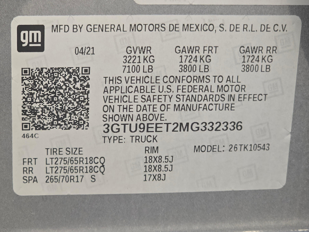 Thumbnail: 2021 GMC Sierra 1500 - 19