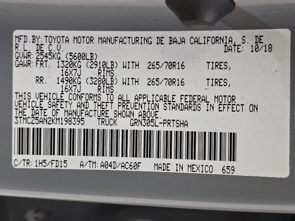Thumbnail: 2019 Toyota Tacoma - 19