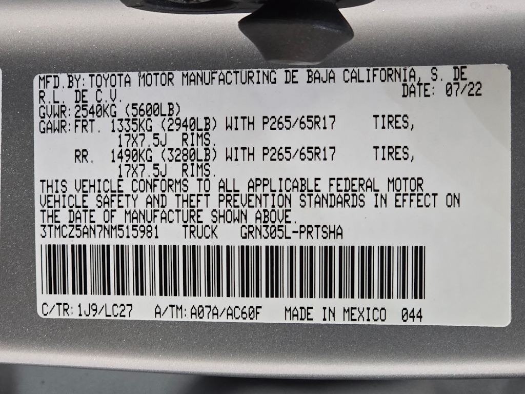 Thumbnail: 2022 Toyota Tacoma - 21
