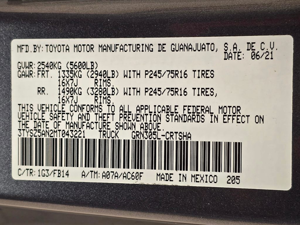 Thumbnail: 2021 Toyota Tacoma - 21