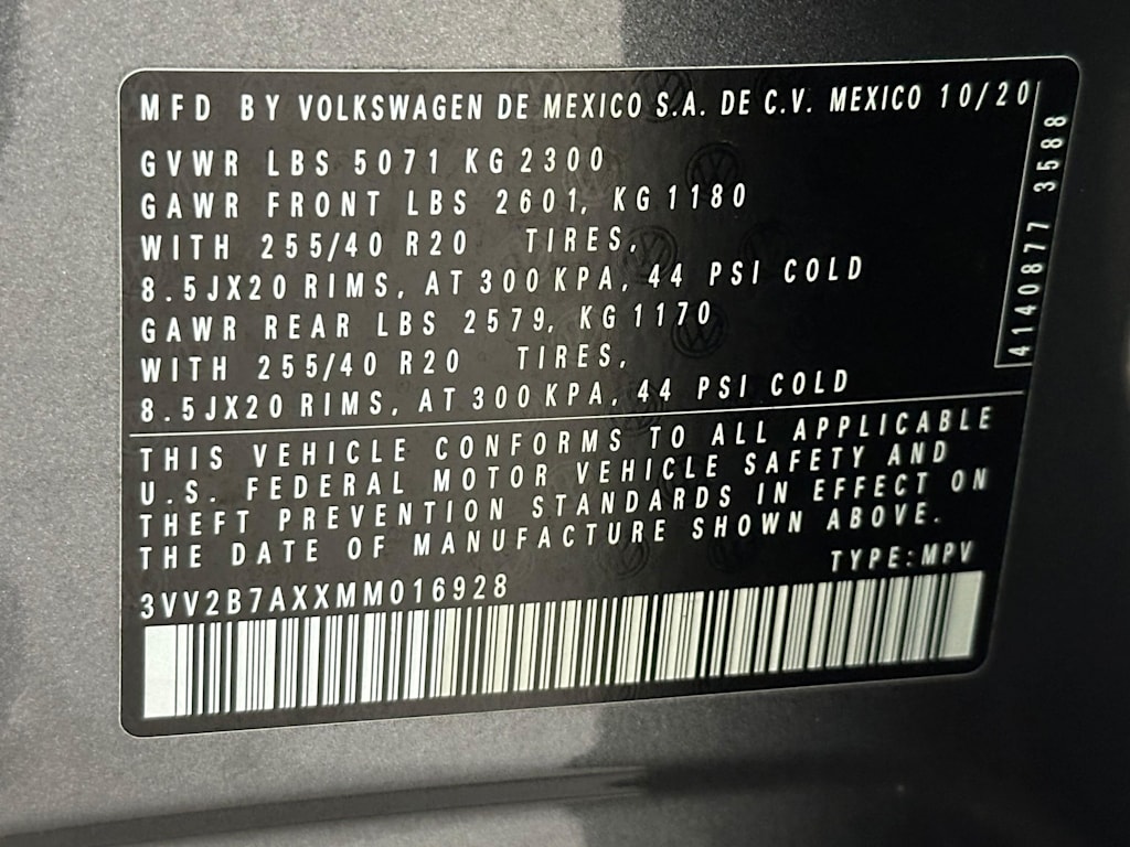 Thumbnail: 2021 Volkswagen Tiguan - 21