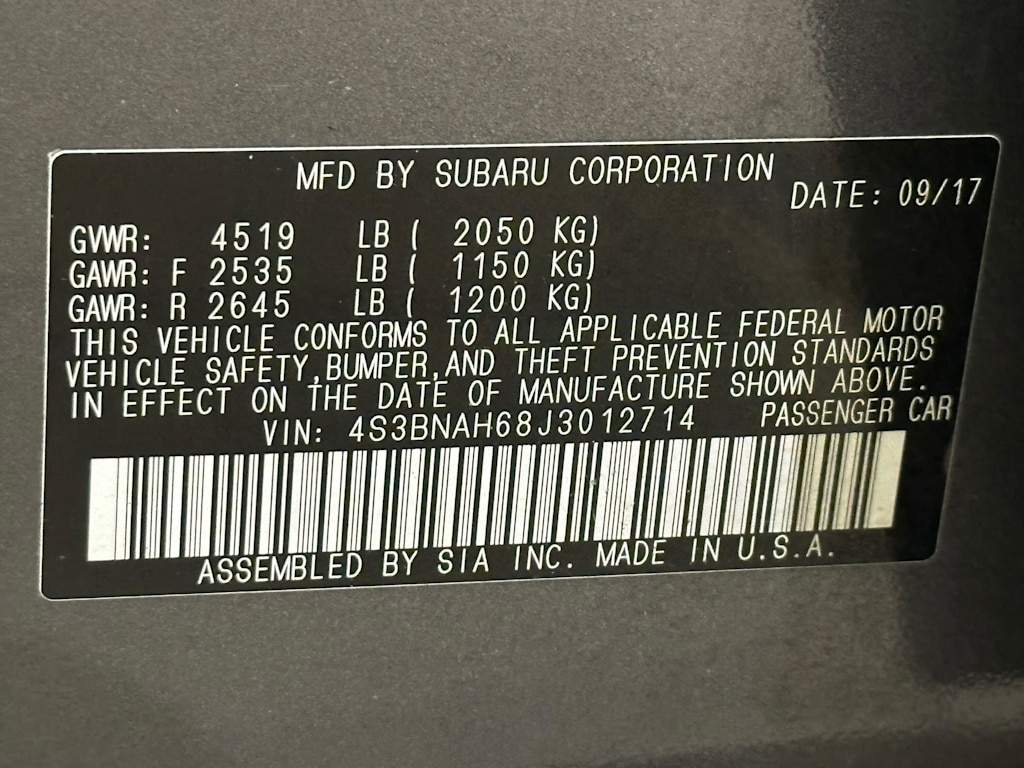 Thumbnail: 2018 Subaru Legacy - 21