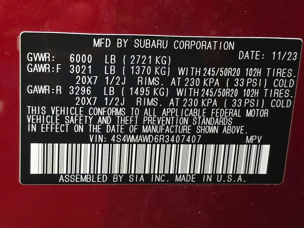 Thumbnail: 2024 Subaru Ascent - 20