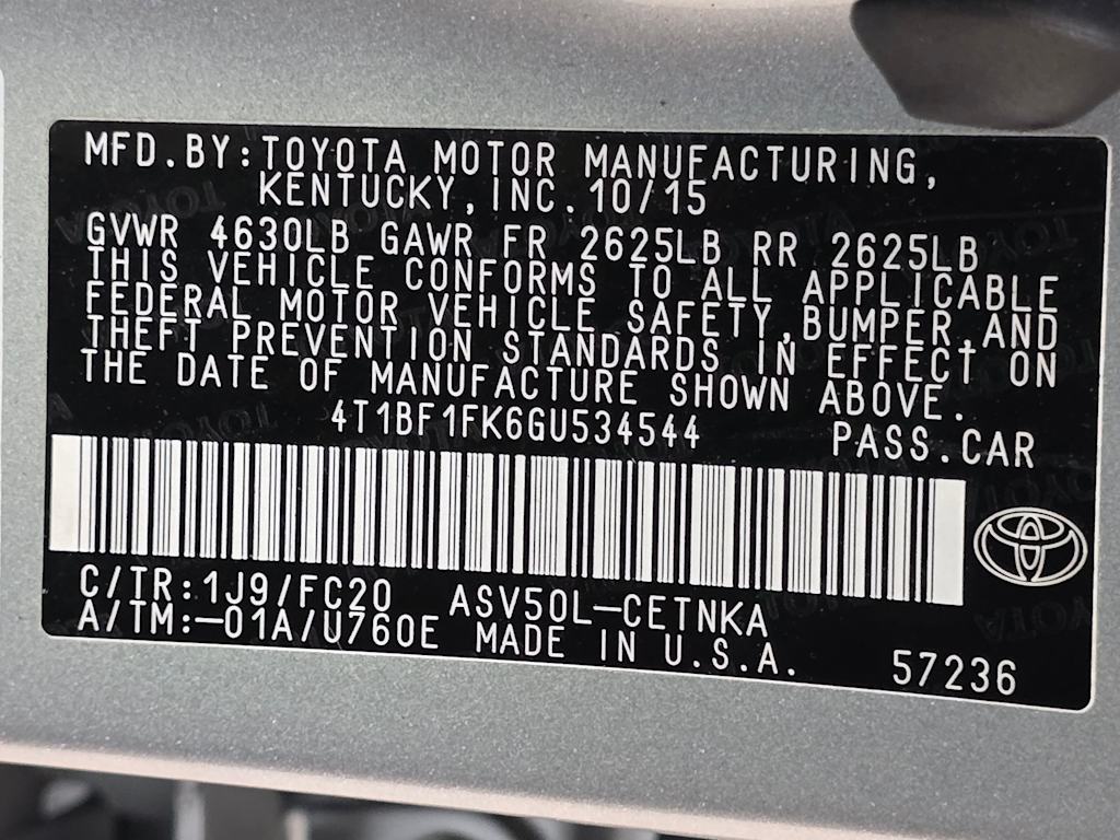Thumbnail: 2016 Toyota Camry - 21