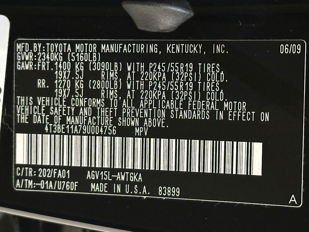 Thumbnail: 2009 Toyota Venza - 20
