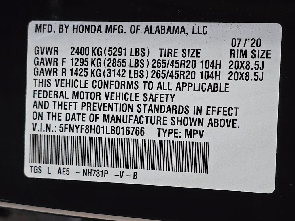 Thumbnail: 2020 Honda Passport - 21