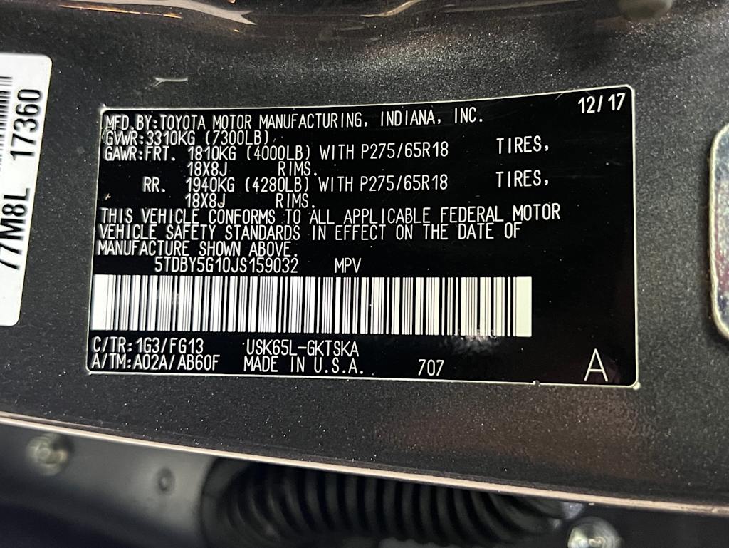 Thumbnail: 2018 Toyota Sequoia - 20