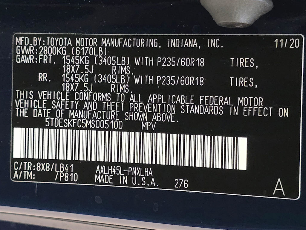 Thumbnail: 2021 Toyota Sienna - 21