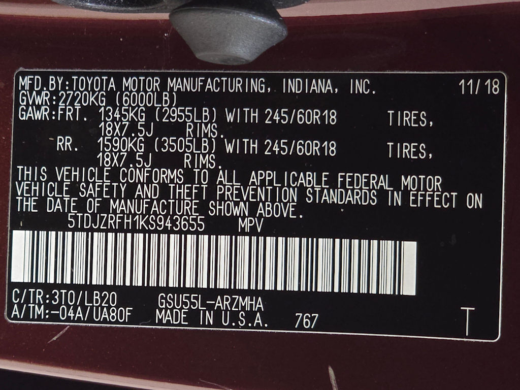 Thumbnail: 2019 Toyota Highlander - 20