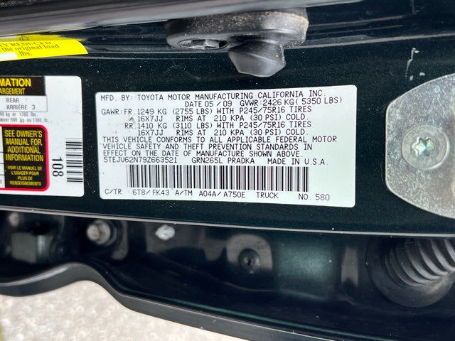 2009 Toyota Tacoma S-Runner 20