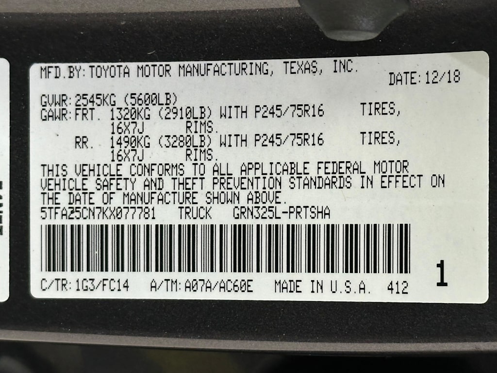 Thumbnail: 2019 Toyota Tacoma - 21