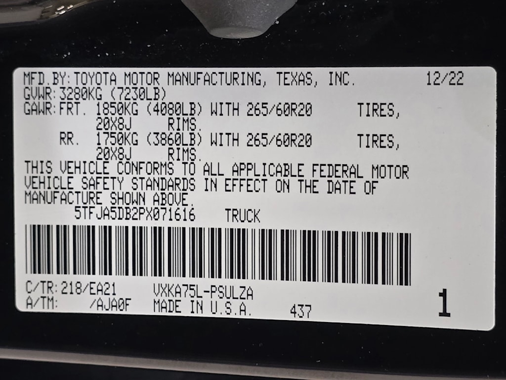 Thumbnail: 2023 Toyota Tundra - 20