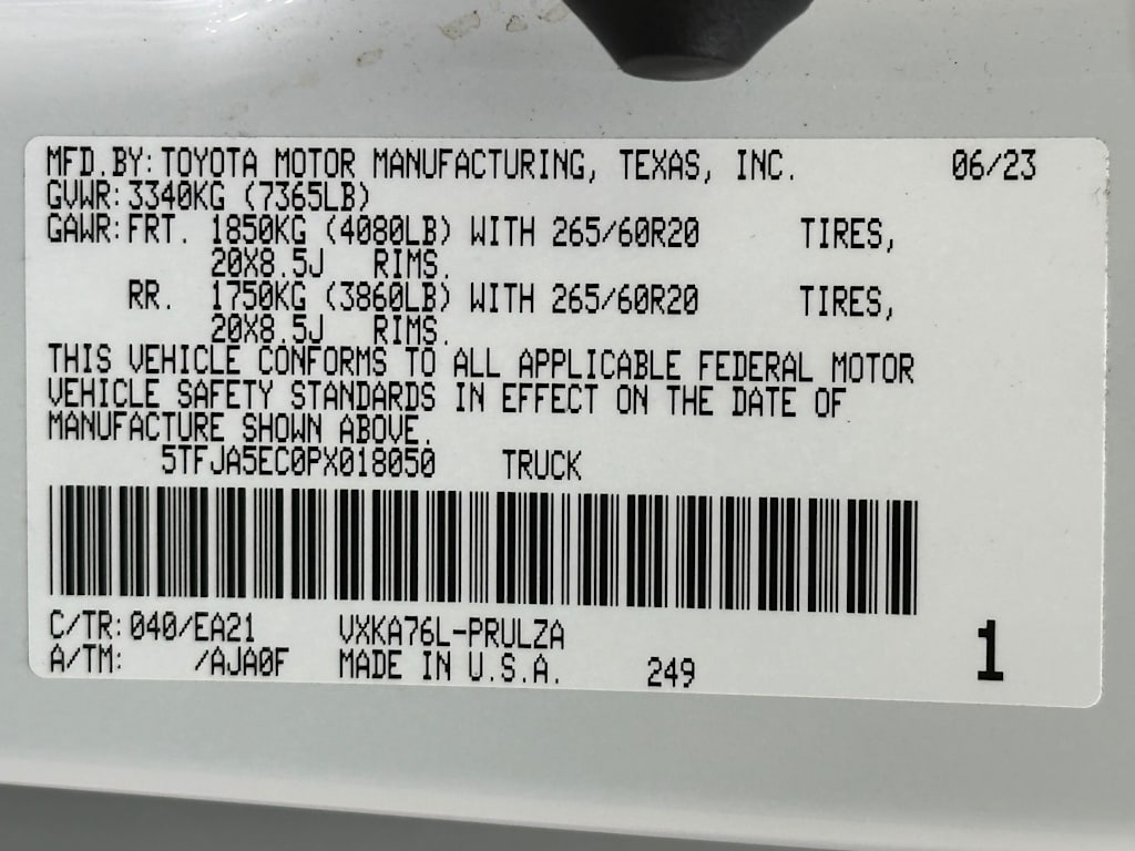 Thumbnail: 2023 Toyota Tundra - 21