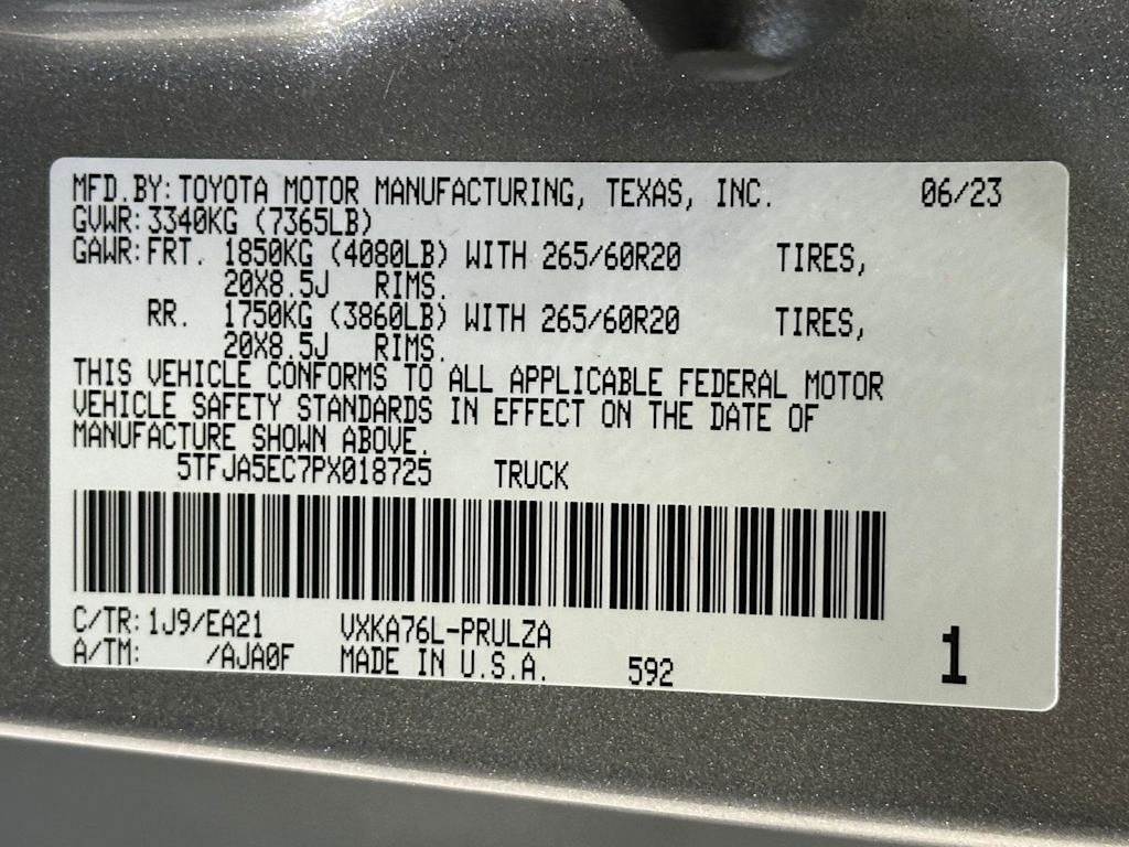 Thumbnail: 2023 Toyota Tundra - 21