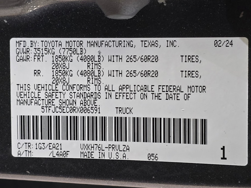 Thumbnail: 2024 Toyota Tundra - 21