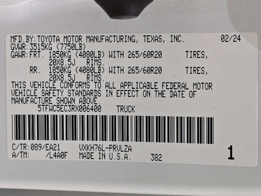 Thumbnail: 2024 Toyota Tundra - 21