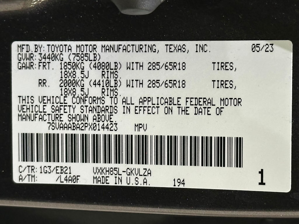 Thumbnail: 2023 Toyota Sequoia - 20